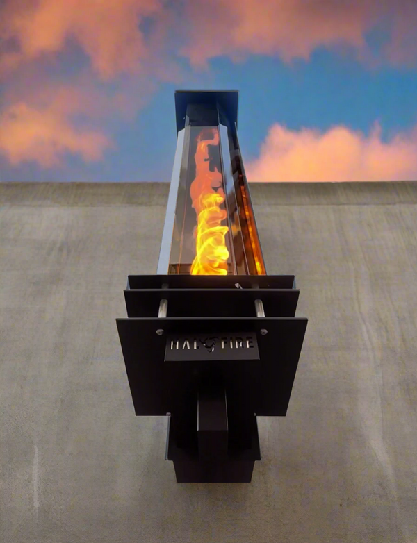 Torrent Wall Mount Torch - Architectural Vortex Fire Luminary